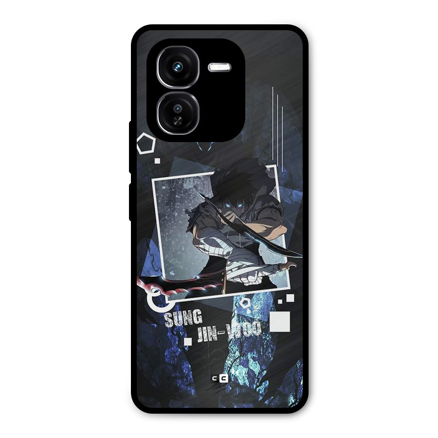 Sung Jinwoo In Battle Metal Back Case for iQOO Z9x