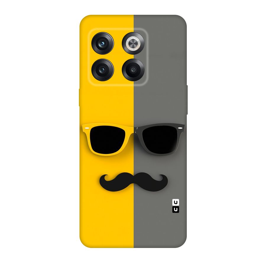 Sunglasses and Moustache Original Polycarbonate Back Case for OnePlus 10T