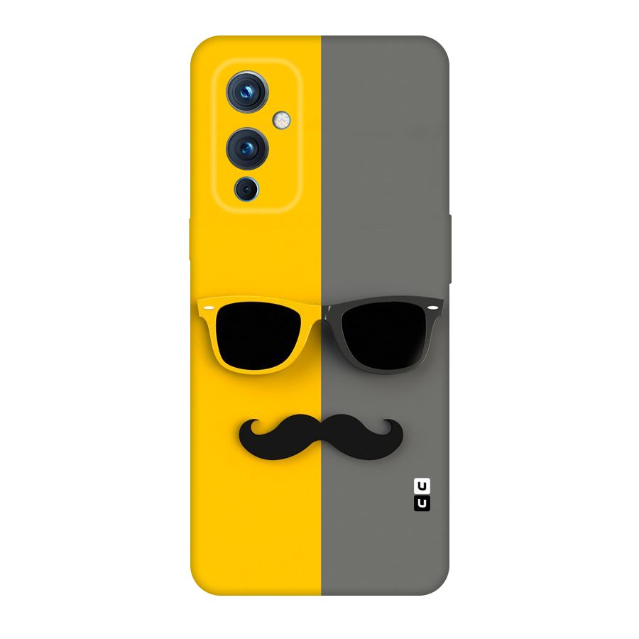 Sunglasses and Moustache Original Polycarbonate Back Case for OnePlus 9