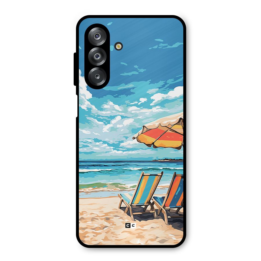 Sunny Beach Metal Back Case for Galaxy A26