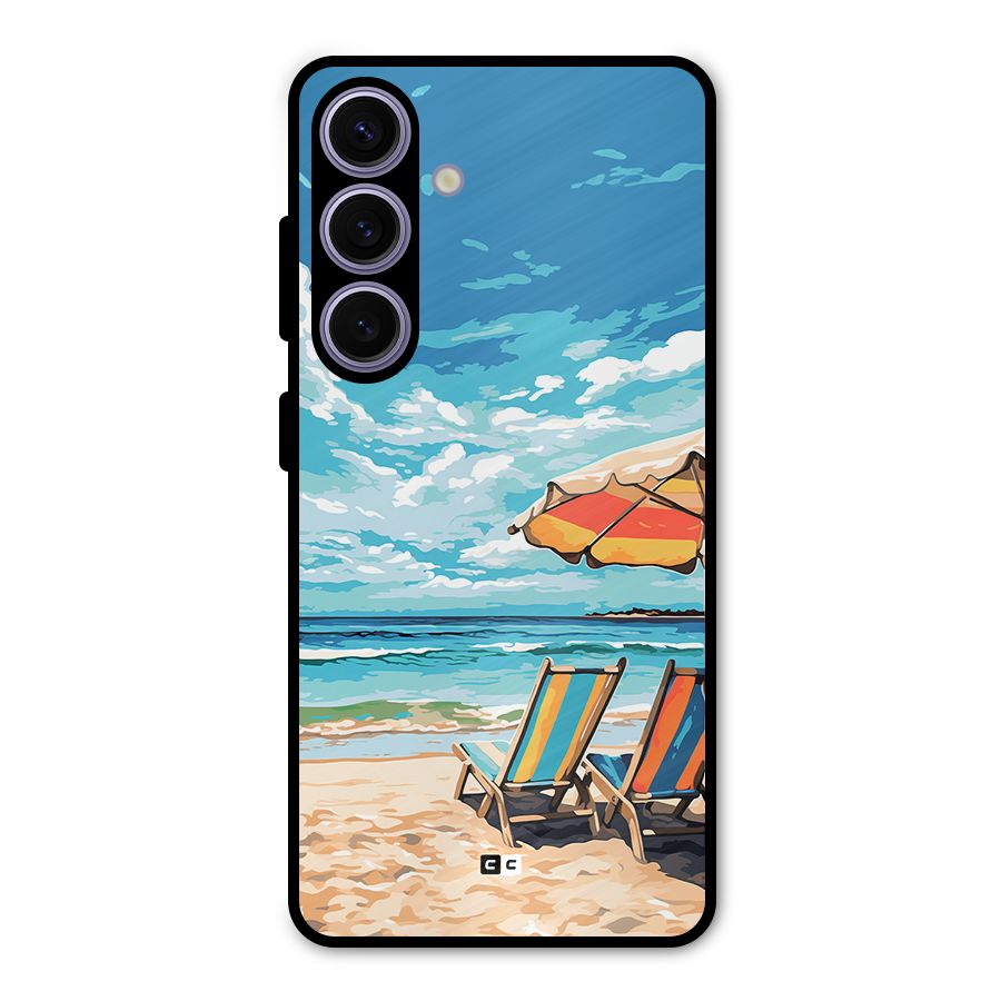 Sunny Beach Metal Back Case for Galaxy S24