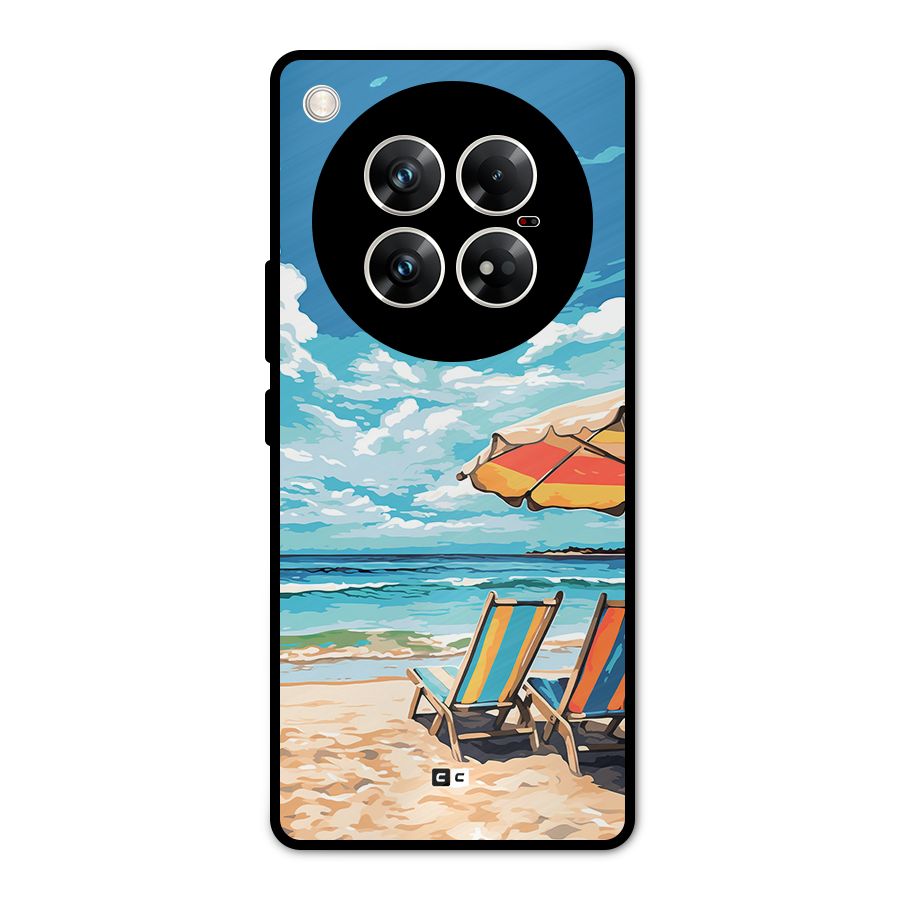 Sunny Beach Metal Back Case for Infinix Zero 40 5G