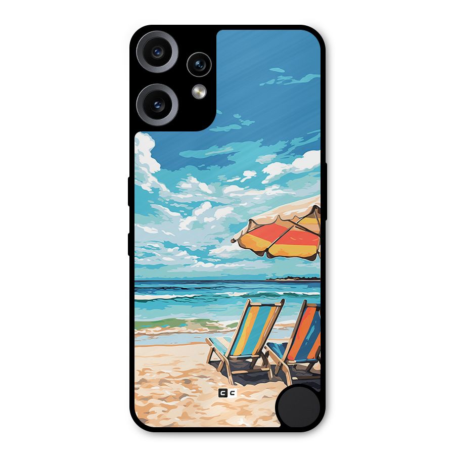 Sunny Beach Metal Back Case for Nothing CMF Phone 2 Pro