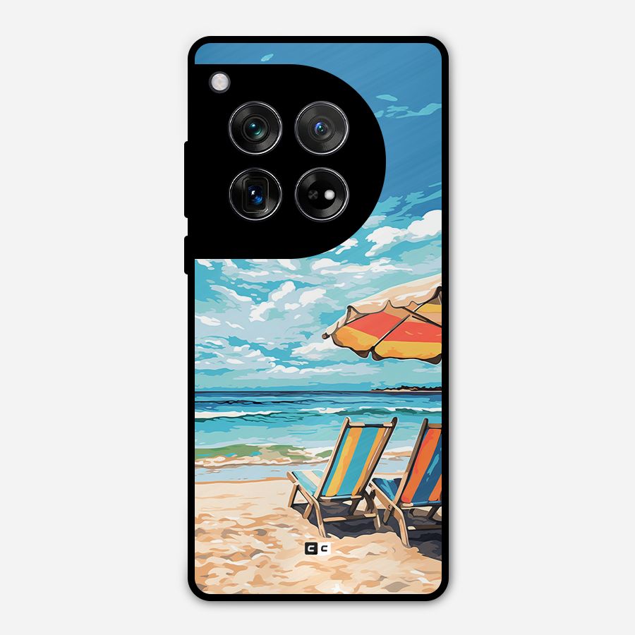 Sunny Beach Metal Back Case for OnePlus 12