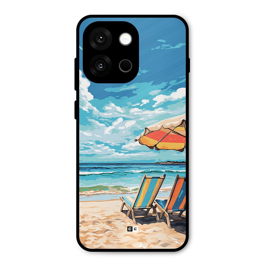 Sunny Beach Metal Back Case for OnePlus 13s
