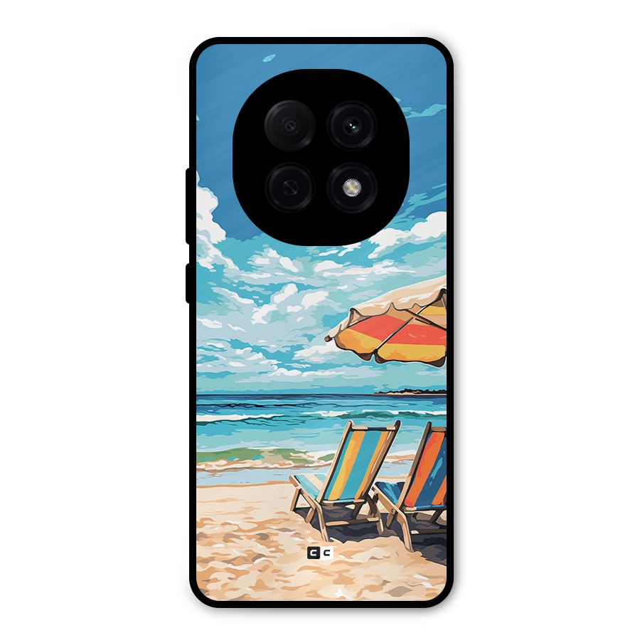 Sunny Beach Metal Back Case for Oppo F29 Pro