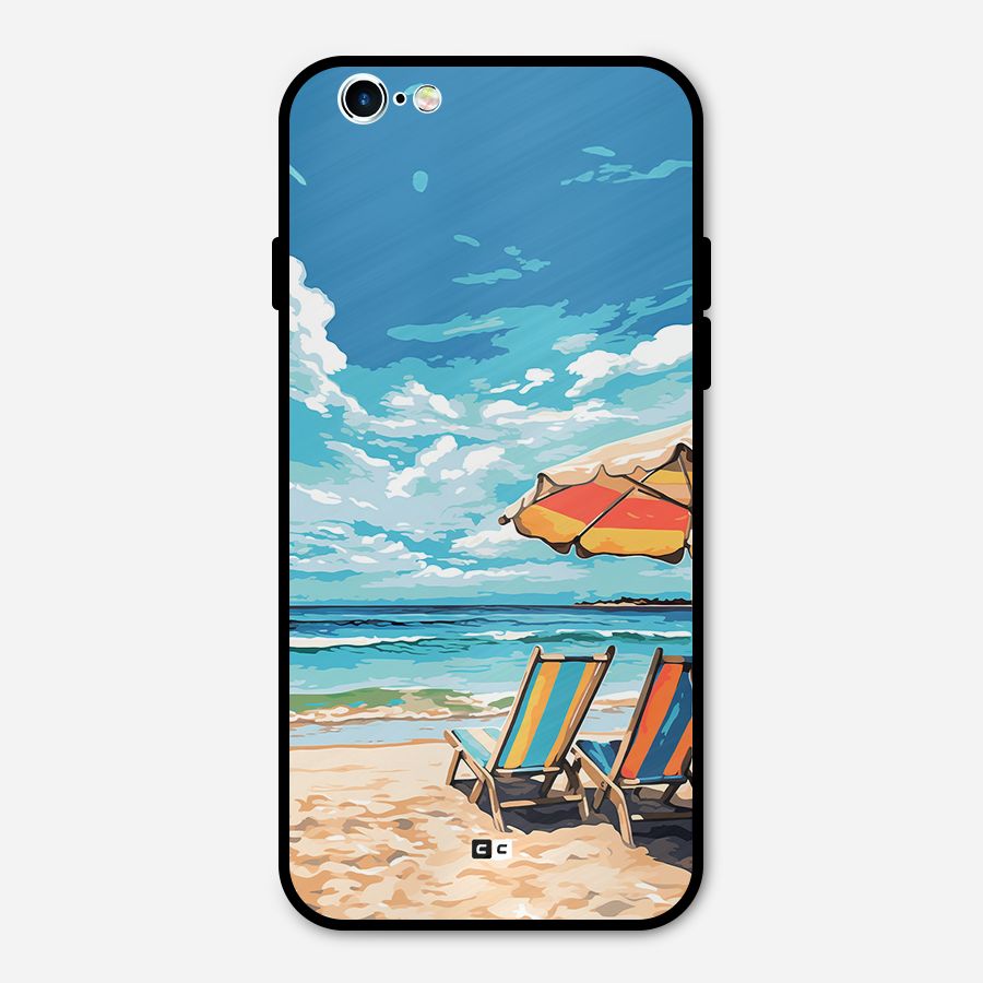 Sunny Beach Metal Back Case for iPhone 6 6s