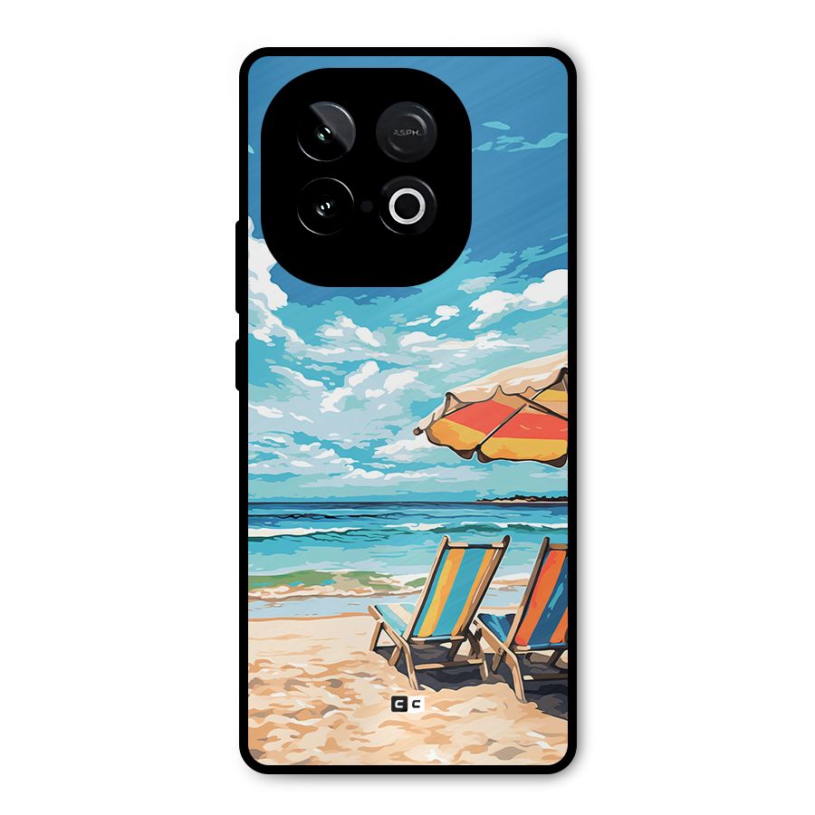 Sunny Beach Metal Back Case for iQOO Neo 10