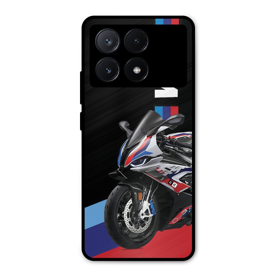 SuperBike Stance Metal Back Case for Poco X6 Pro