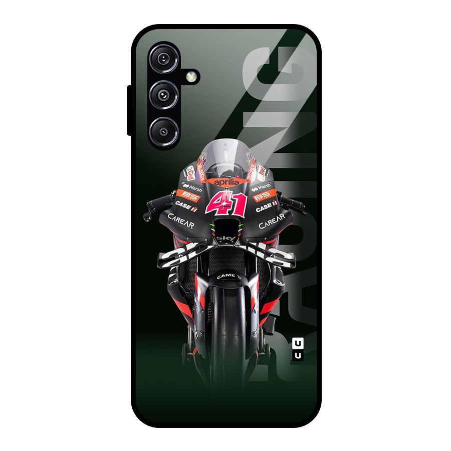 Super Biker Glass Back Case for Galaxy M34 5G