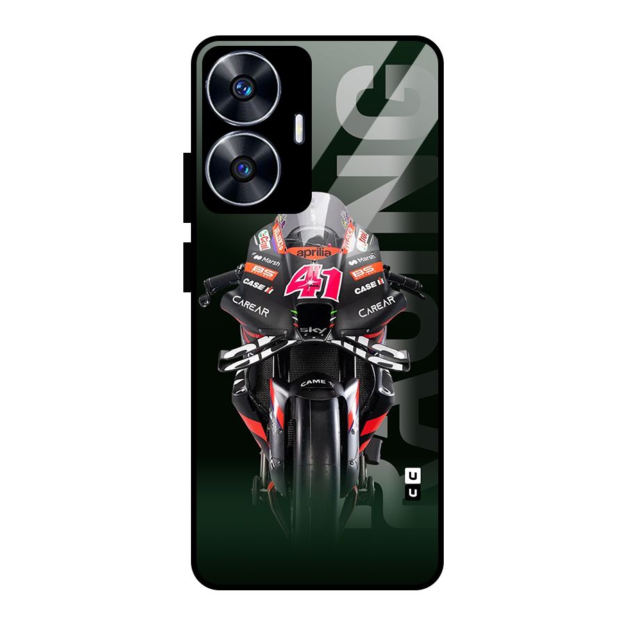 Super Biker Glass Back Case for Realme Narzo N55