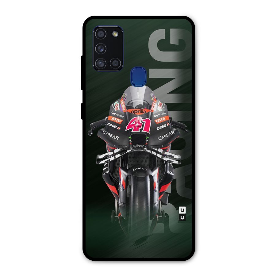 Super Biker Metal Back Case for Galaxy A21s