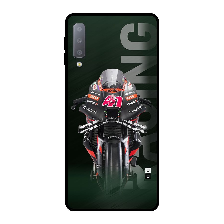 Super Biker Metal Back Case for Galaxy A7 (2018)