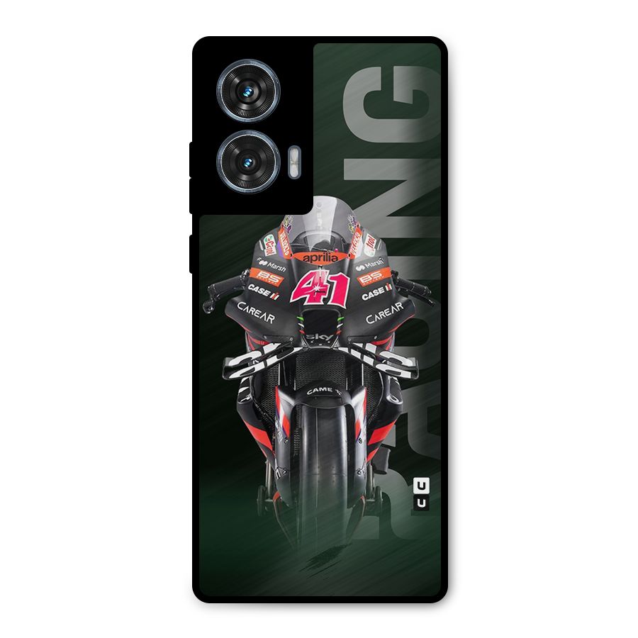 Super Biker Metal Back Case for Motorola Edge 50 Fusion