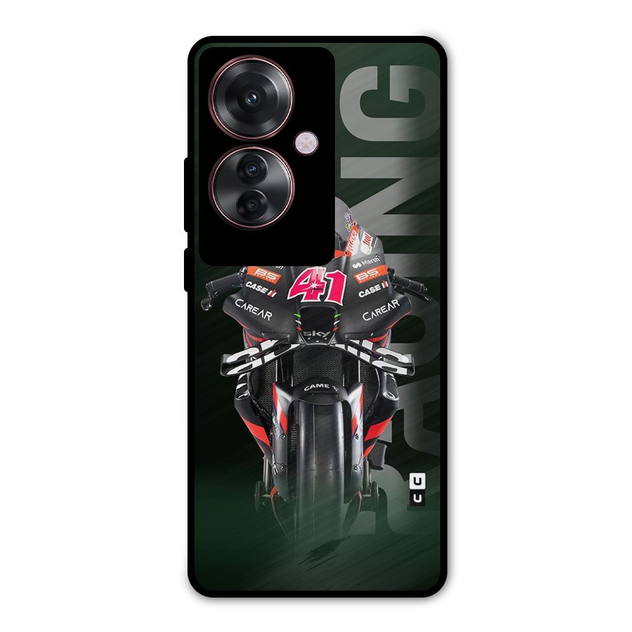 Super Biker Metal Back Case for Oppo F25 Pro