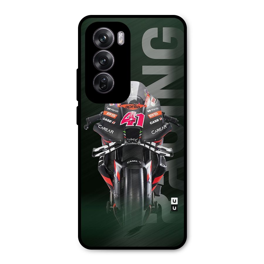 Super Biker Metal Back Case for Oppo Reno12 Pro