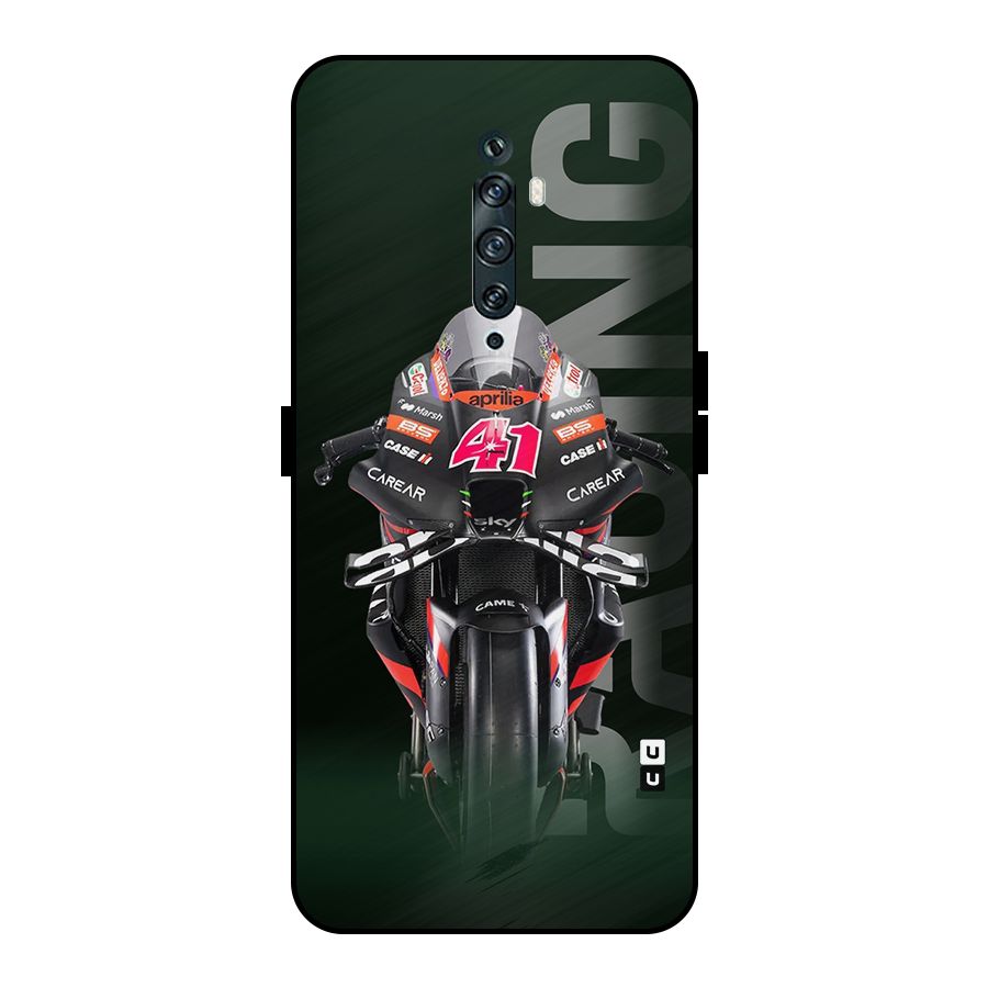 Super Biker Metal Back Case for Oppo Reno2 F