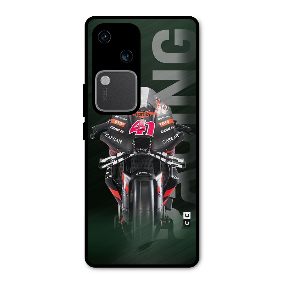 Super Biker Metal Back Case for Vivo V30