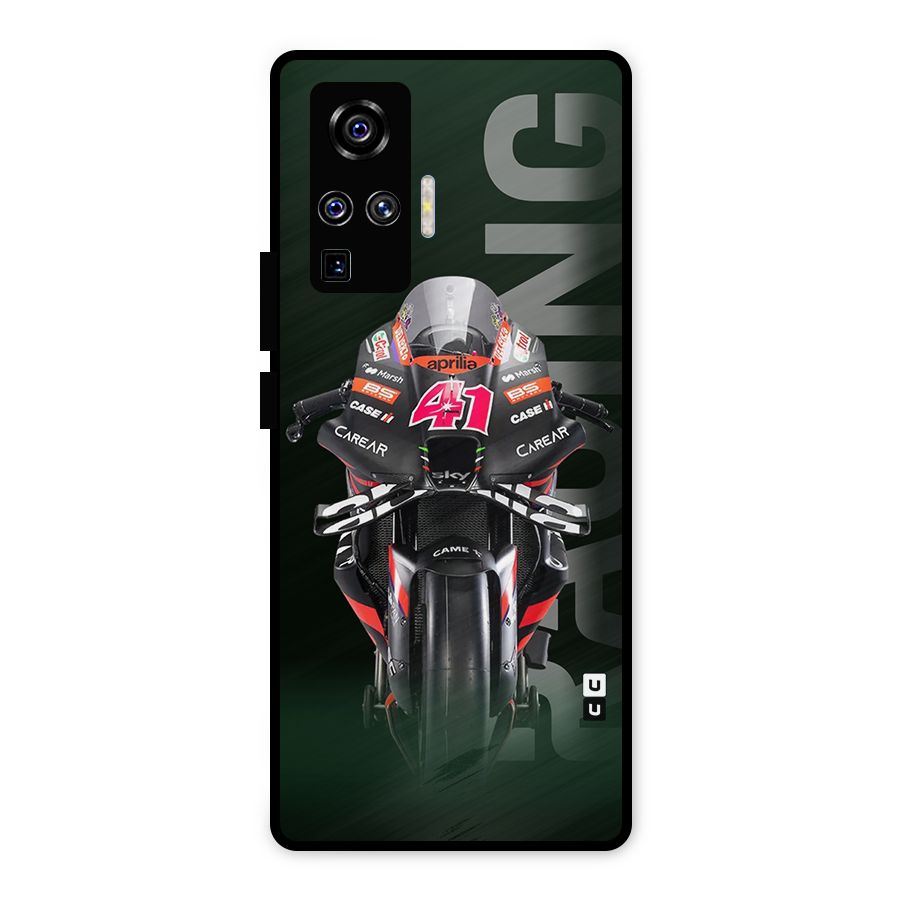 Super Biker Metal Back Case for Vivo X50 Pro
