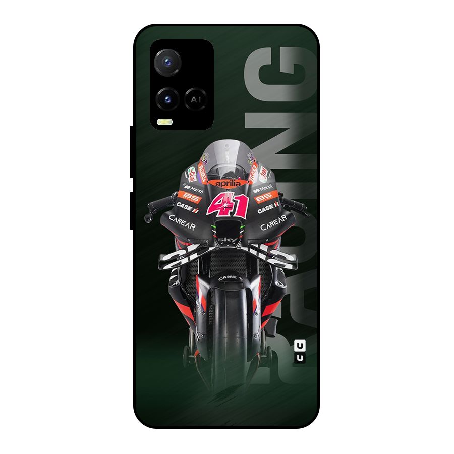 Super Biker Metal Back Case for Vivo Y21A