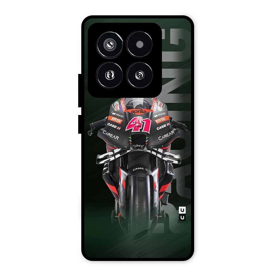 Super Biker Metal Back Case for Xiaomi 14 Pro