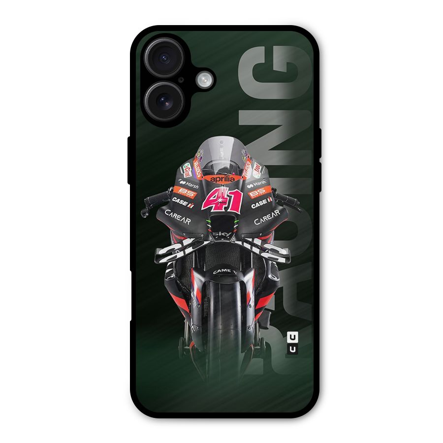 Super Biker Metal Back Case for iPhone 16 Plus
