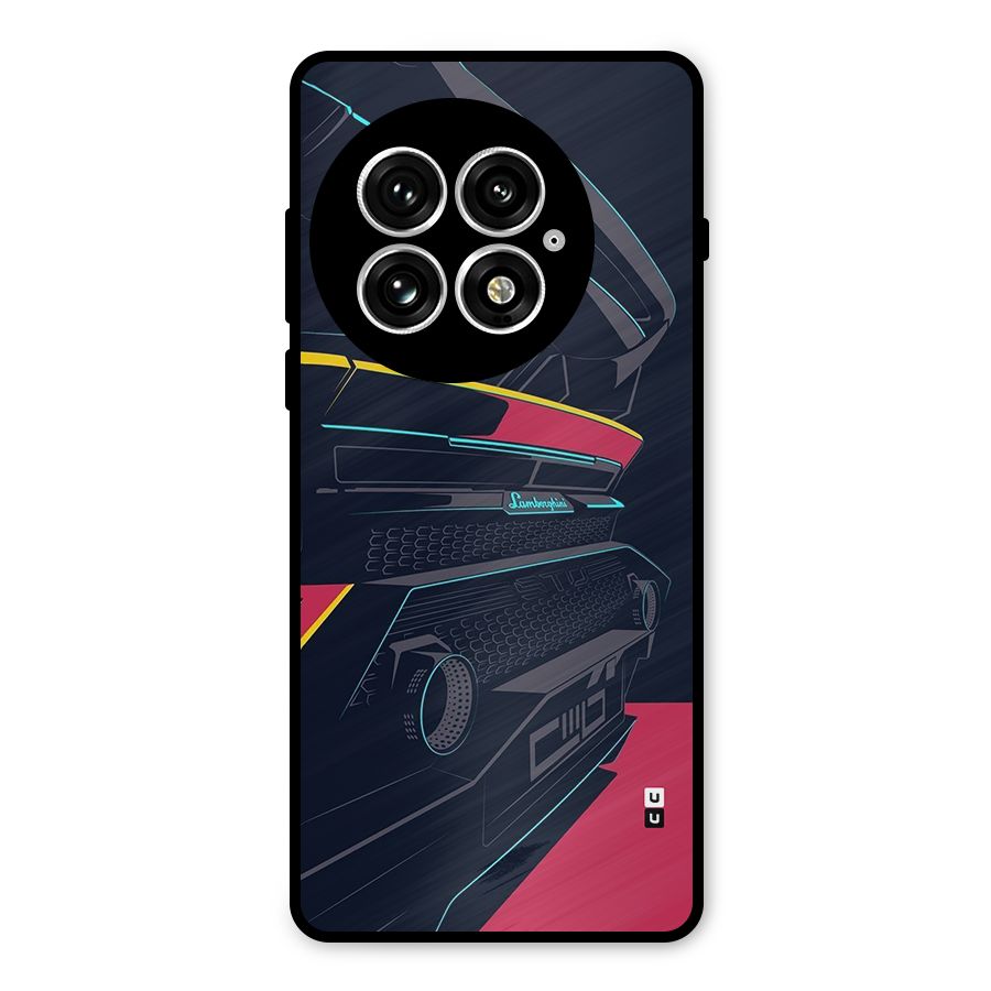 Super Car Parked Metal Back Case for OnePlus 13