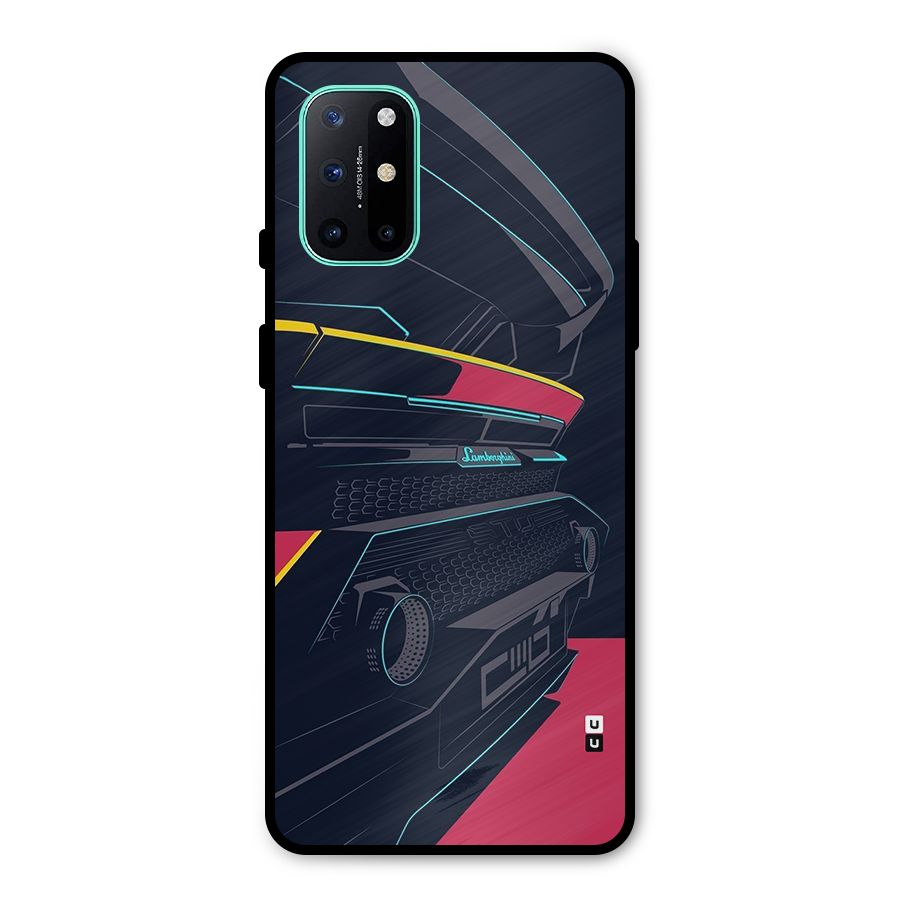 Super Car Parked Metal Back Case for OnePlus 8T
