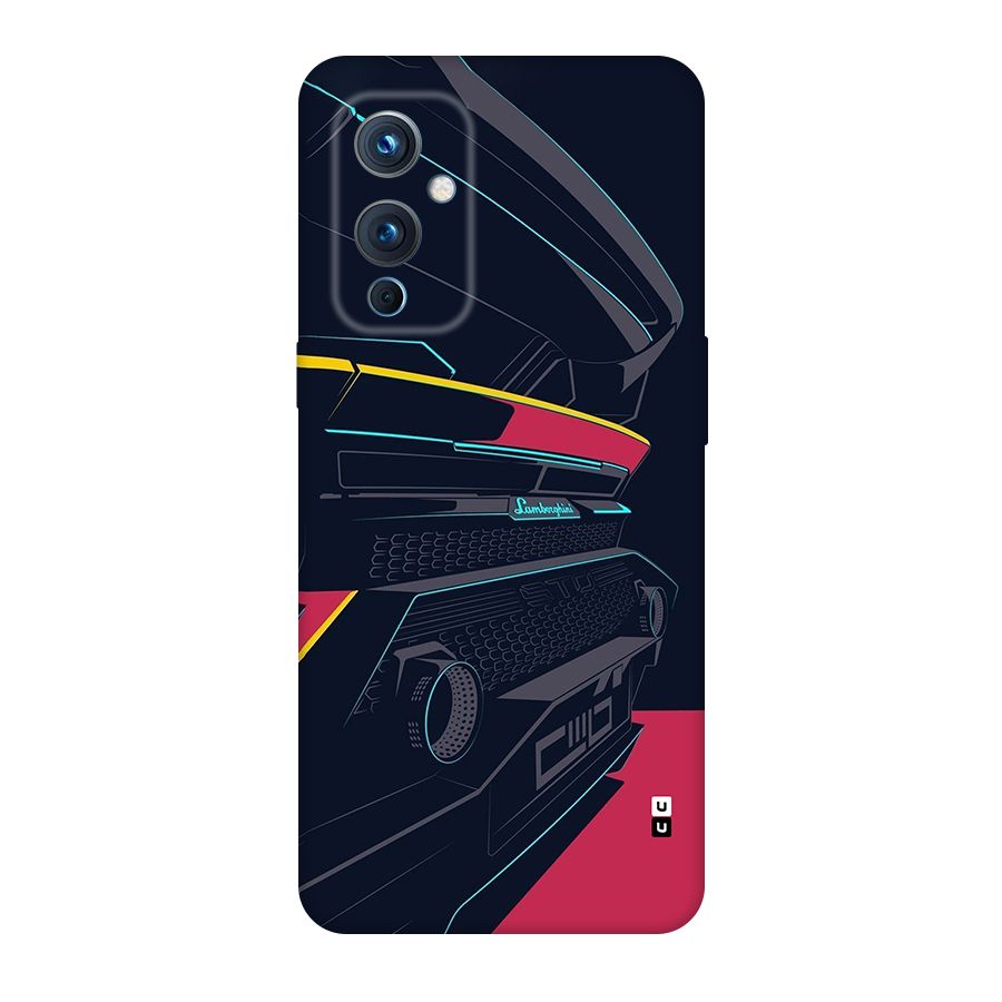 Super Car Parked Original Polycarbonate Back Case for OnePlus 9