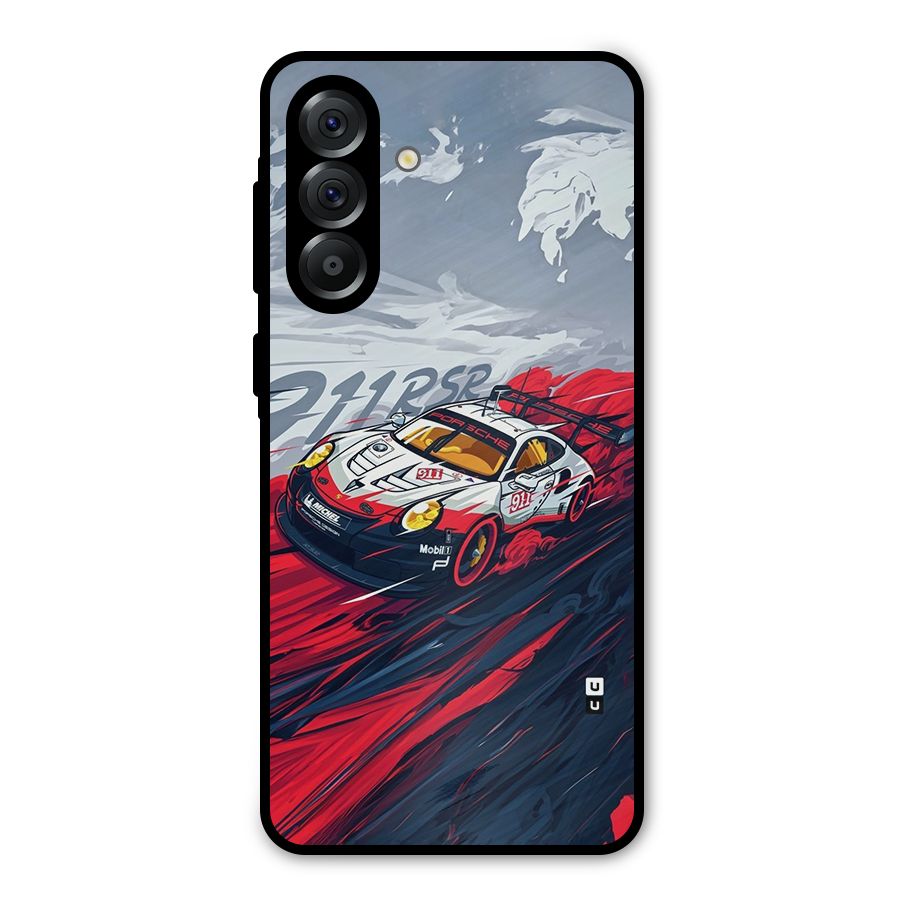 Super Car illustration Metal Back Case for Galaxy A36
