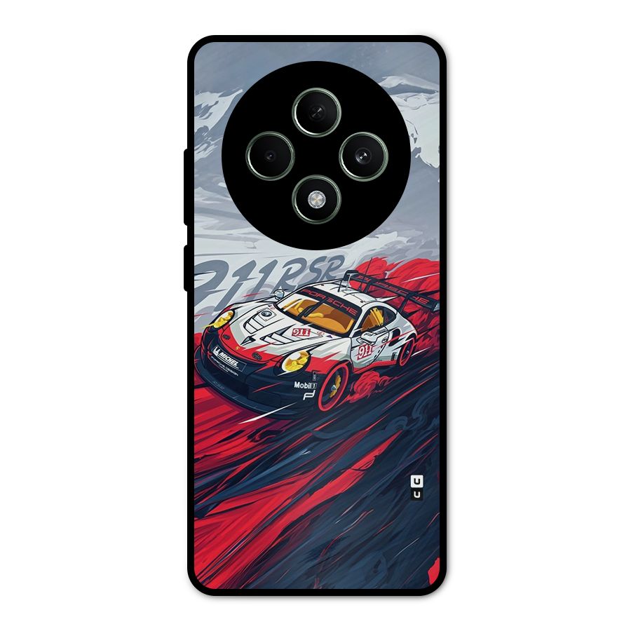 Super Car illustration Metal Back Case for Oppo F27