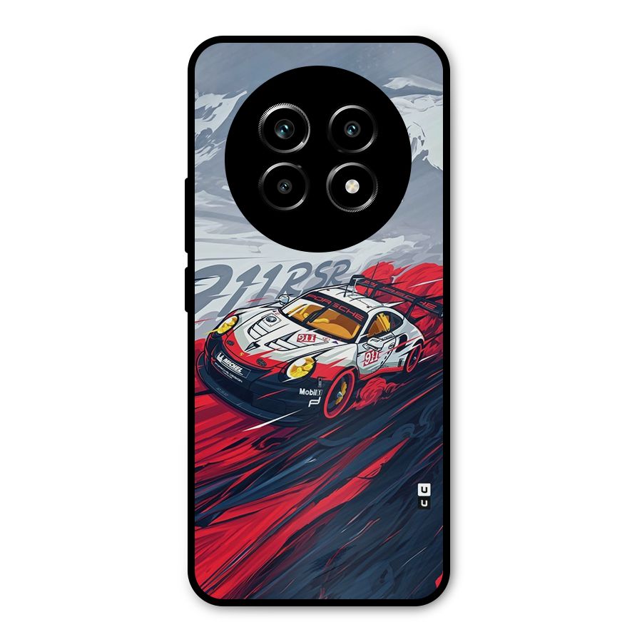 Super Car illustration Metal Back Case for Realme 13 Pro