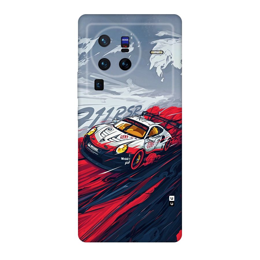 Super Car illustration Original Polycarbonate Back Case for Vivo X80
