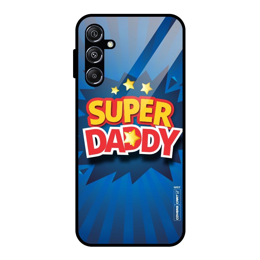Super Daddy Glass Back Case for Galaxy M34 5G