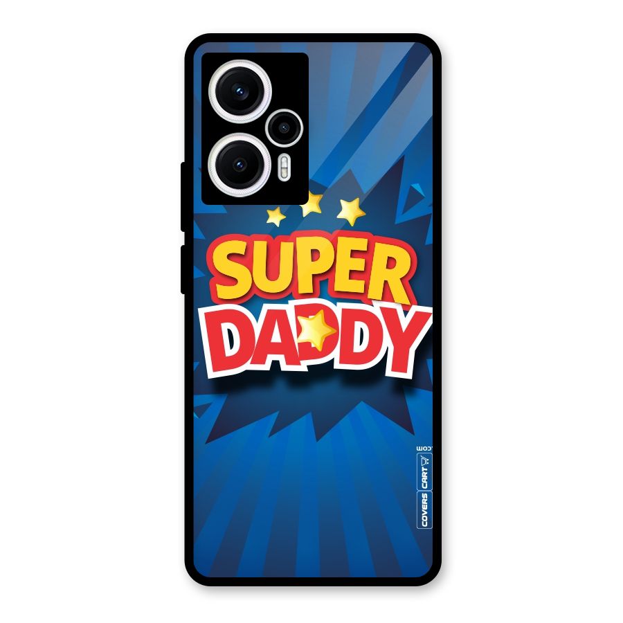 Super Daddy Glass Back Case for Poco F5