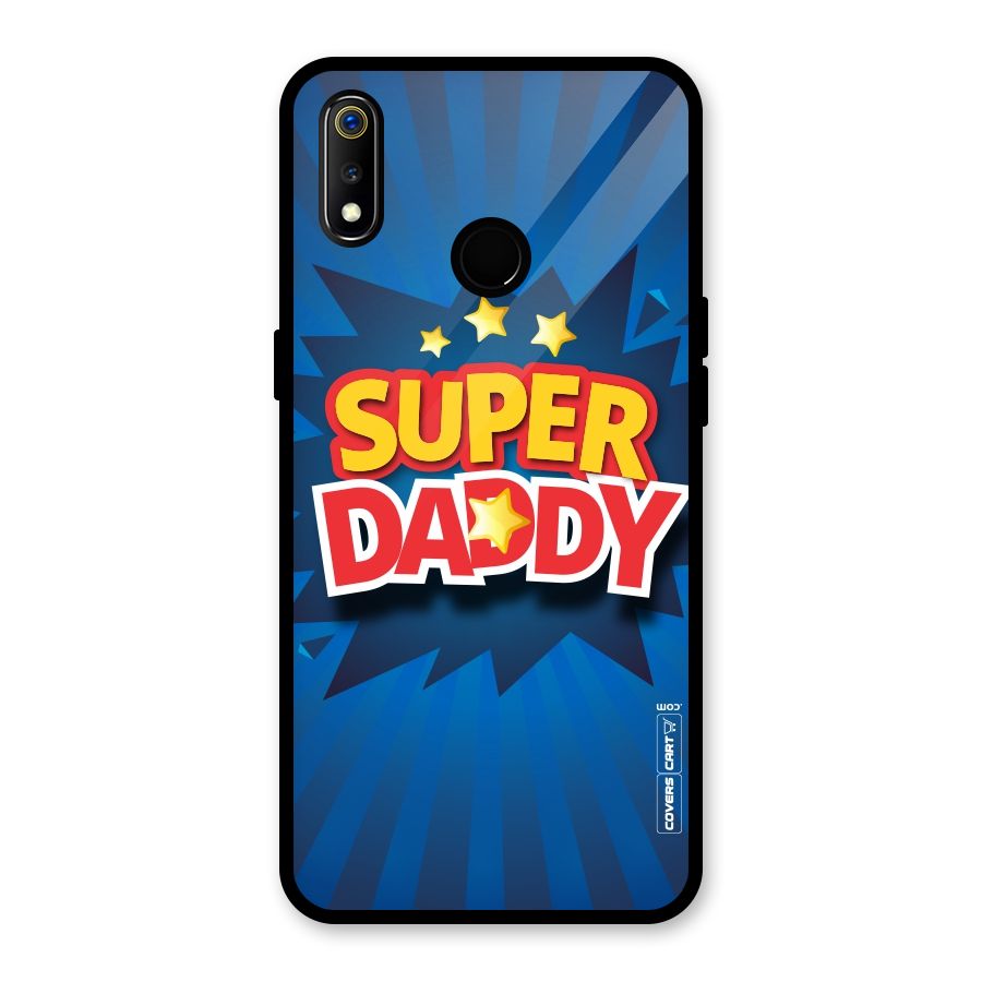 Super Daddy Glass Back Case for Realme 3