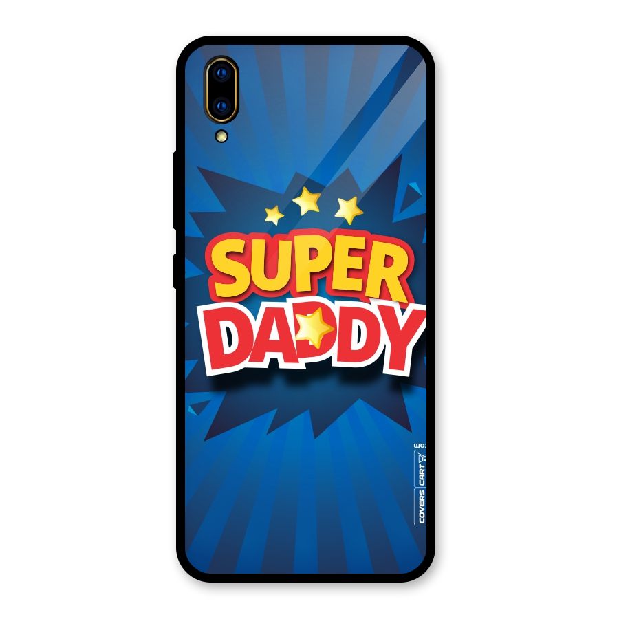 Super Daddy Glass Back Case for Vivo V11 Pro