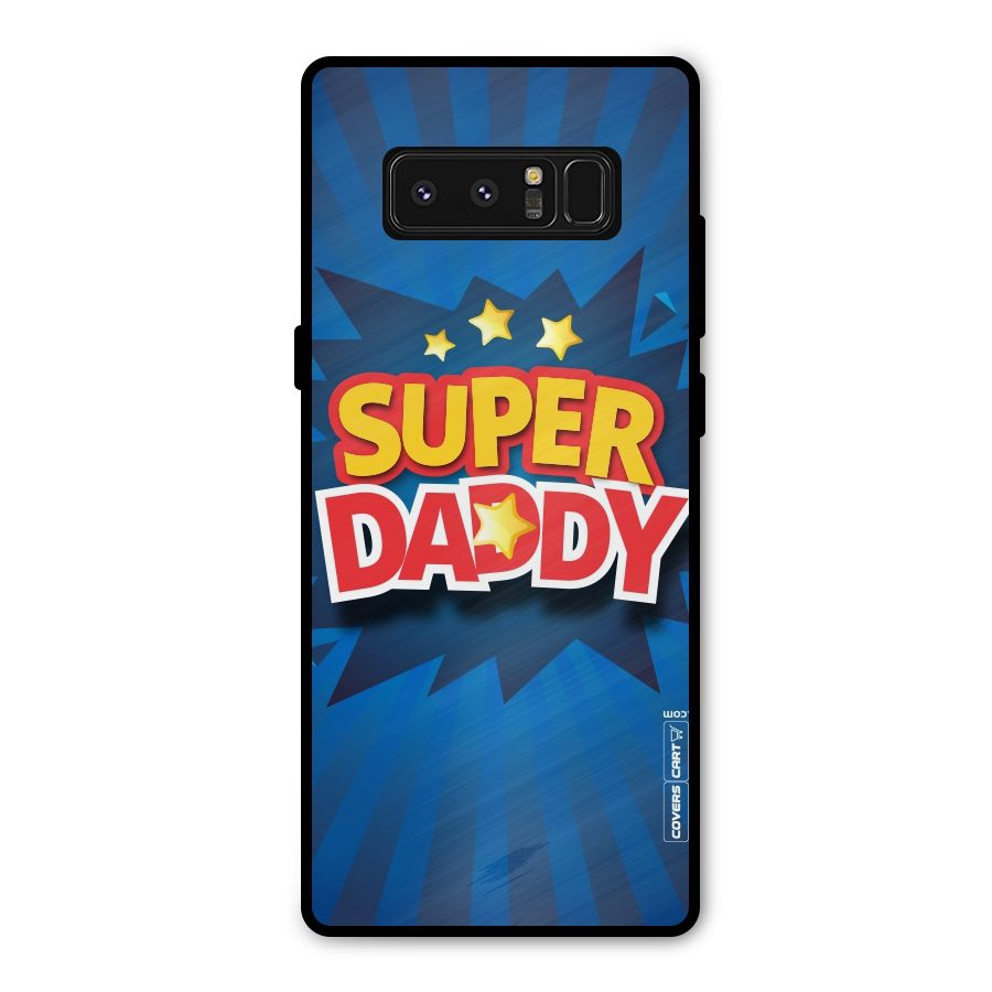 Super Daddy Metal Back Case for Galaxy Note 8