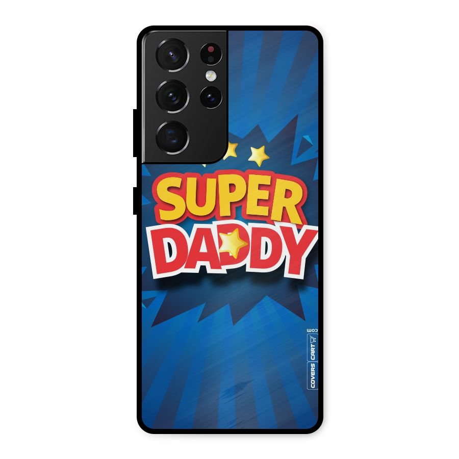 Super Daddy Metal Back Case for Galaxy S21 Ultra 5G