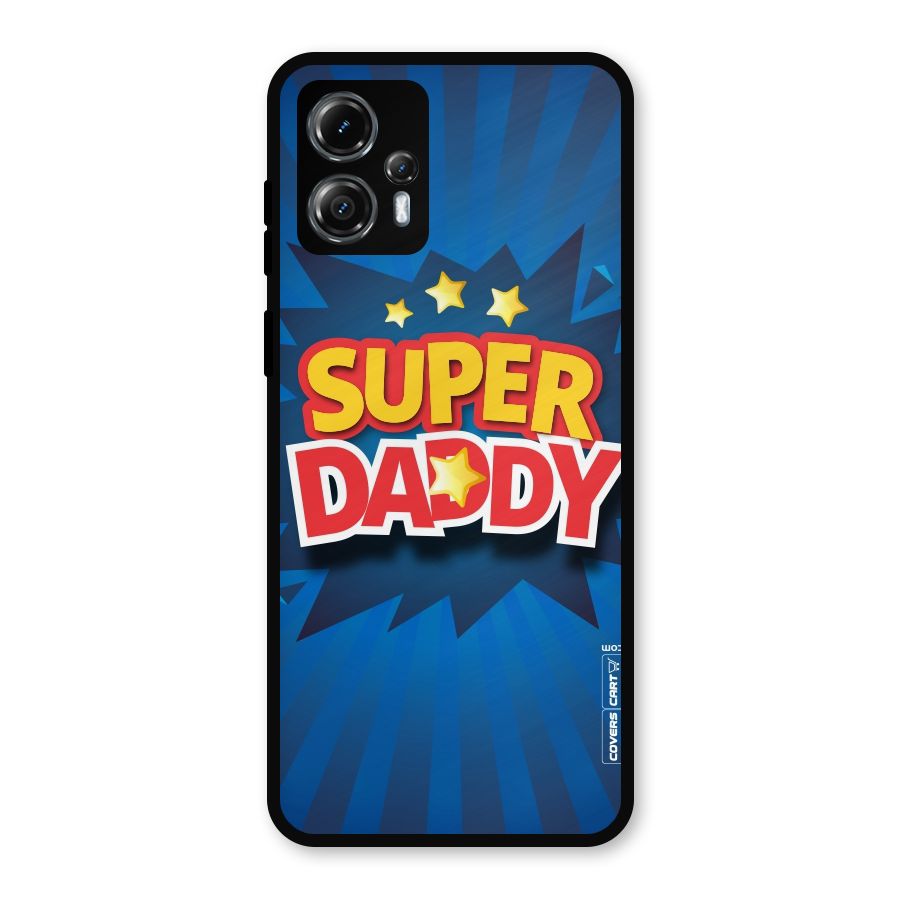 Super Daddy Metal Back Case for Moto G13