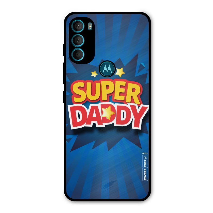 Super Daddy Metal Back Case for Moto G71 5G