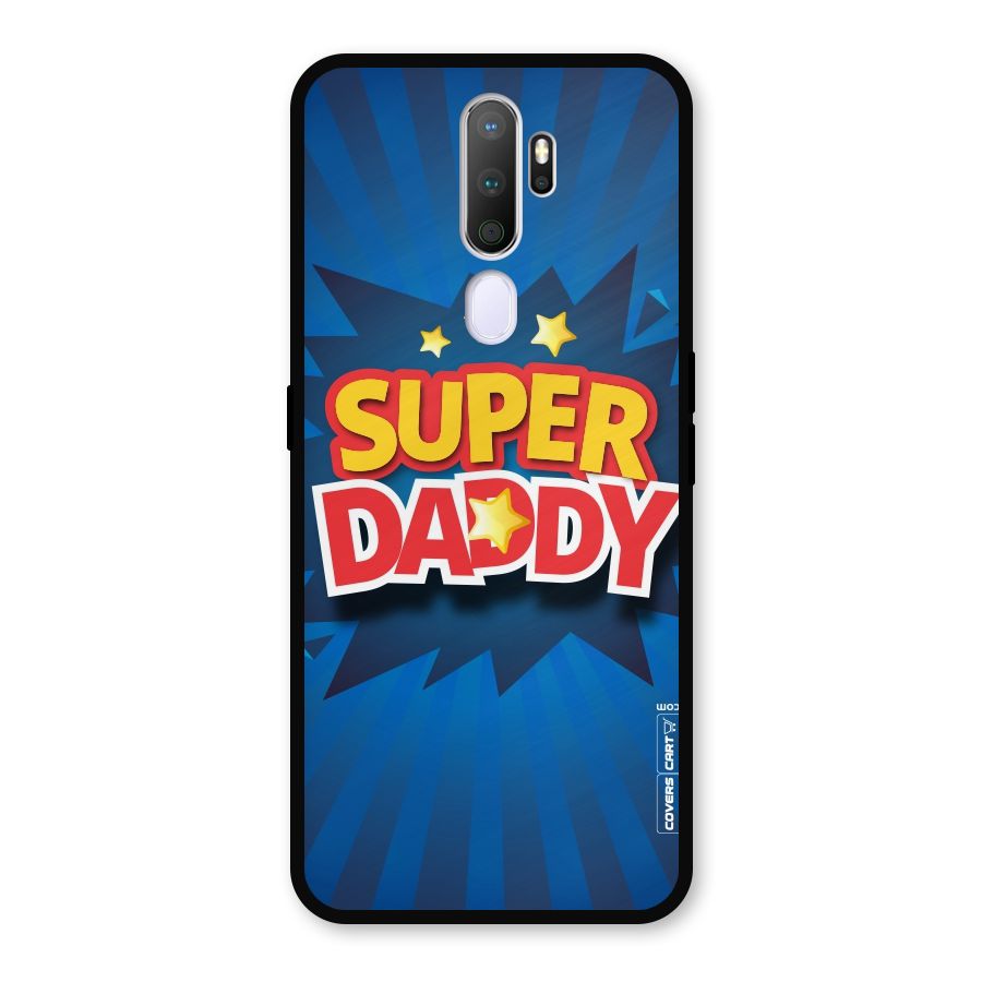 Super Daddy Metal Back Case for Oppo A5 (2020)