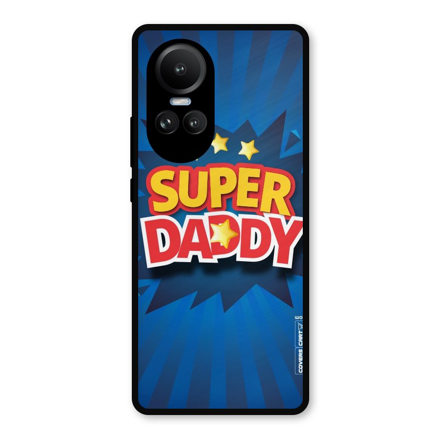 Super Daddy Metal Back Case for Oppo Reno10 Pro