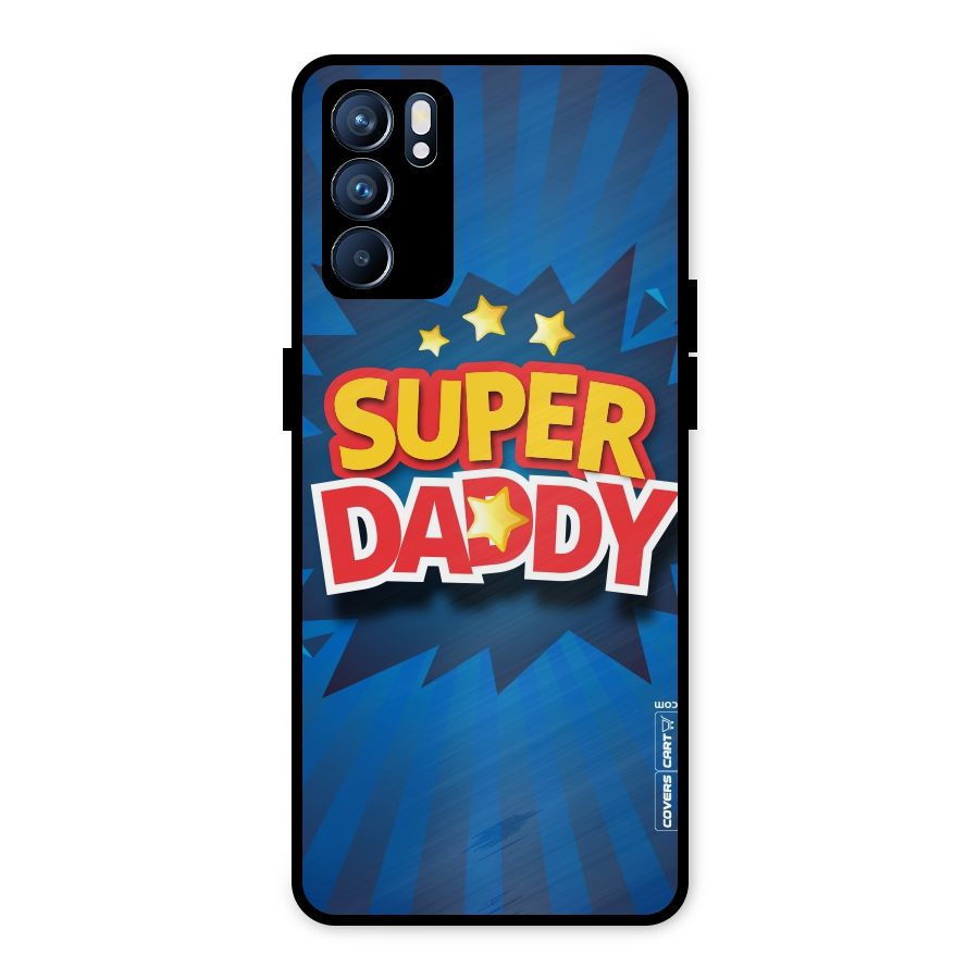 Super Daddy Metal Back Case for Oppo Reno6 5G