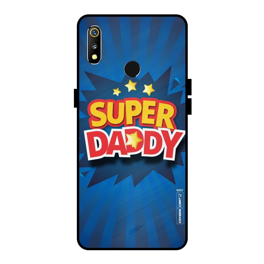 Super Daddy Metal Back Case for Realme 3