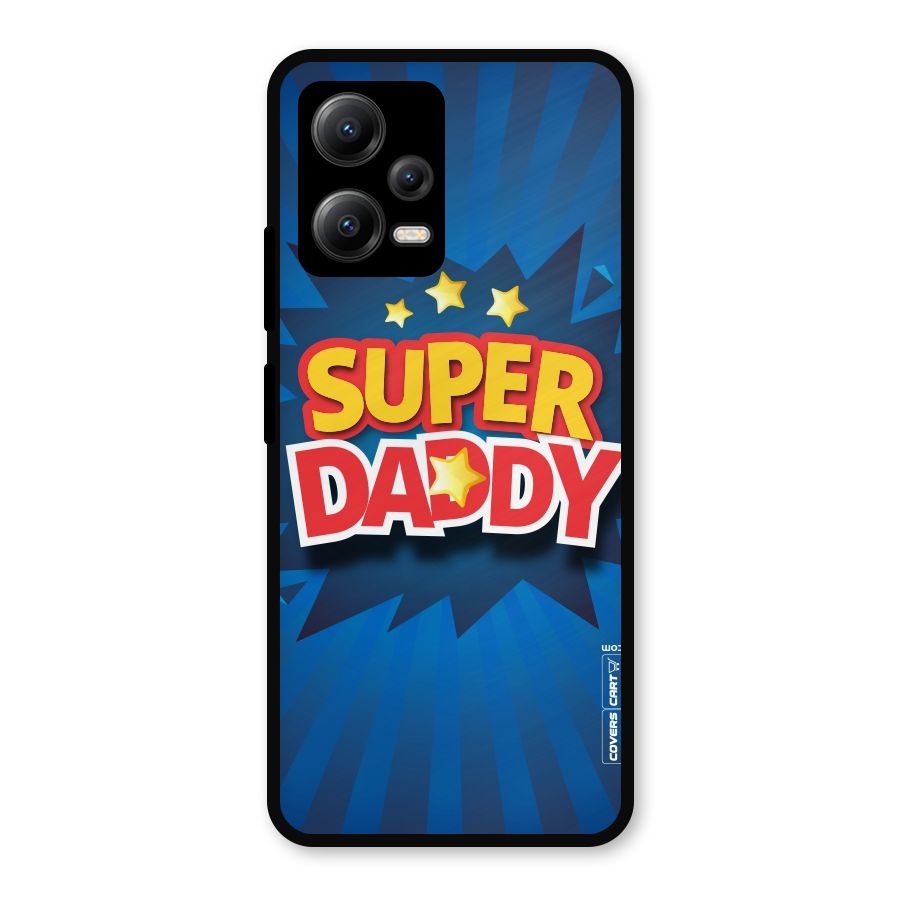 Super Daddy Metal Back Case for Redmi Note 12 5G