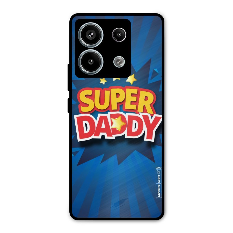 Super Daddy Metal Back Case for Redmi Note 13 Pro 5G