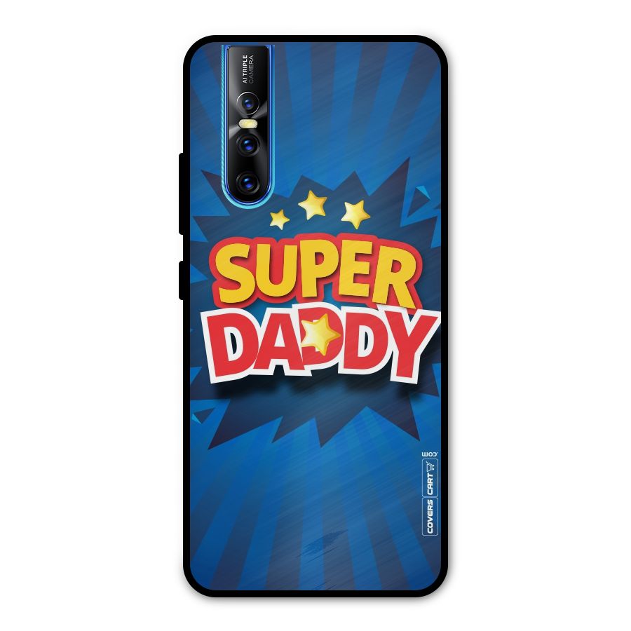 Super Daddy Metal Back Case for Vivo V15 Pro