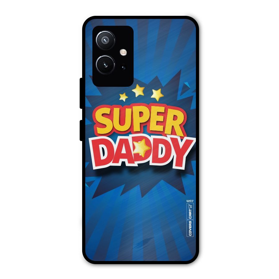 Super Daddy Metal Back Case for Vivo Y75 5G