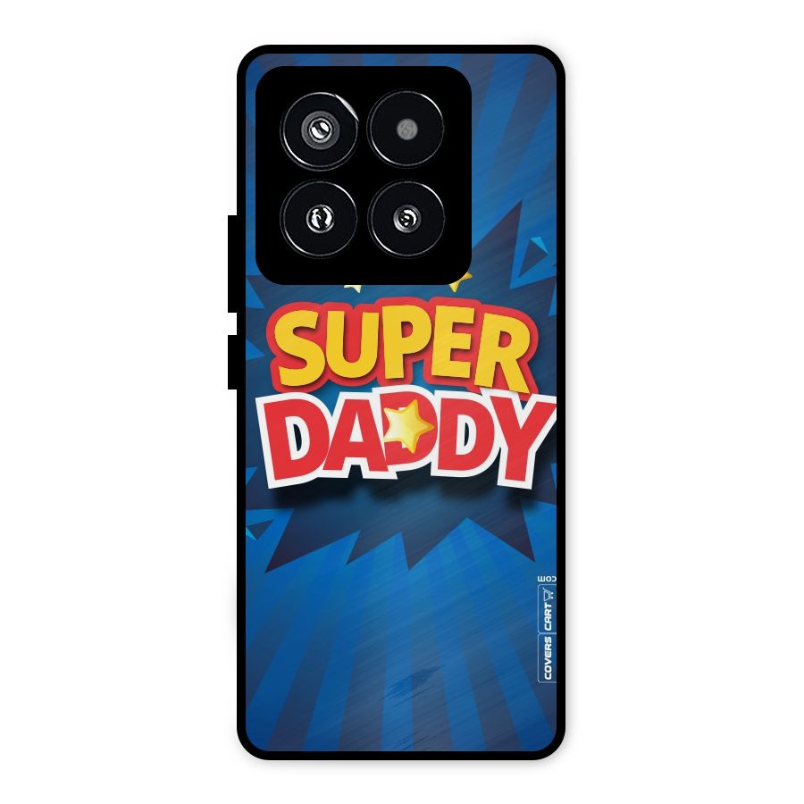 Super Daddy Metal Back Case for Xiaomi 14 Pro